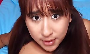 Bigass and smallboobs stepdaughter fucked in closeup POV