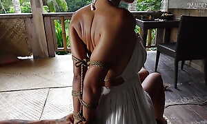 Shibari blowjob and fucking while animal constant and tied more