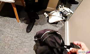 German Public Scandal FFM 3Some upon Changing Room with two Dirty Girls