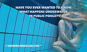 Real couples have real submersed sexual intercourse close to talk about pools filmed with a submersed camera