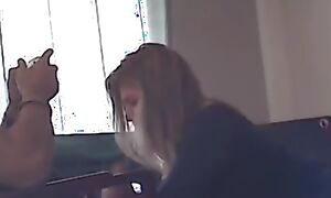 Cam i caught my day sucking her stepbrothers blarney while gaming