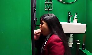 Asian unreserved sucks dick at the gloryhole