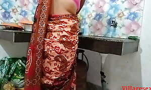Sky Sexy Saree Indian Wife Fuck with regard to kitchen in devar ke saath