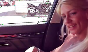 German blonde Street Slut Fuck berth in Public