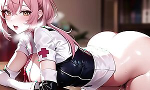 Sexy nurses want to be fucked (with pussy masturbation ASMR sound!) Non-restricted Hentai