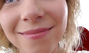 FIRSTANALQUEST - Assfucked blonde teen is cute and craves a gaping hole