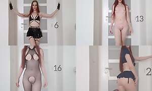 Lingerie try on, outfits to have a passion in