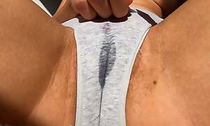 I WET MY PANTIES WITH NIPPLES STIMULATION ON A HORNY MORNING - REAL DRIPPING Seasonal Scale