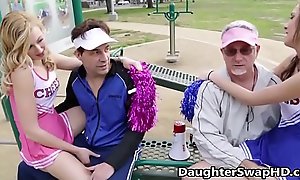 Teen cheerleaders dad's tally to interchange fry - daughterswaphd.com