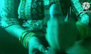 Desi Cute 18+ Girl Very 1st nuptial night with will not hear of husband and Hardcore coitus ( Hindi Audio )