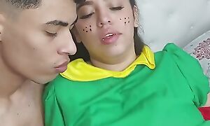 I Fuck This Horny Chilindrina. He Swallows All My Cum