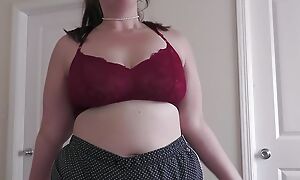 Teen BBW Gives You a JOI Tick Catching You with Your Bushwa Away