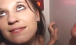 Young Pigtails Sierra Snow SUCKING DICKS Black Penis Too Glory Hole Sperm Stroking Semen Young Slut!