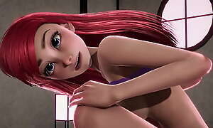 Redheaded Little Mermaid Ariel gets creampied speech pattern from Jasmine - Disney Porn