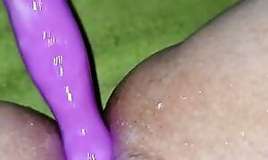 Testing new toy anal & vaginal