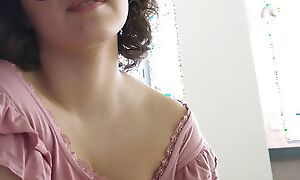 Hot Nerdy Teen Takes a Break Distance from Giving out in the matter of Her Stepdad's Chubby Dick
